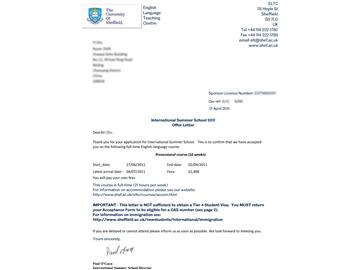 恭喜朱同學成功申請到謝菲爾德大學建筑學專業(yè)