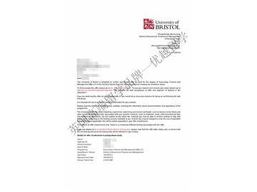 恭喜胡同學(xué)獲得布里斯托大學(xué)會計、金融與管理專業(yè)碩士通知書