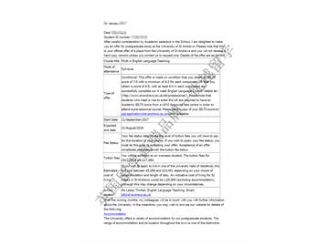 恭喜倪同學獲得圣安德魯斯大學英語語言教育專業(yè)碩士通知書