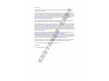 2018offer：恭喜金同學(xué)獲得伯明翰大學(xué)MBA課程offer