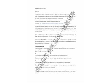2018offer：恭喜朱同學(xué)獲得愛(ài)丁堡大學(xué)比較公共政策專(zhuān)業(yè)碩士通知書(shū)