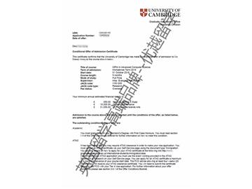 2018offer：恭喜胡同學(xué)獲得劍橋大學(xué)計(jì)算機(jī)科學(xué)專業(yè)碩士通知書