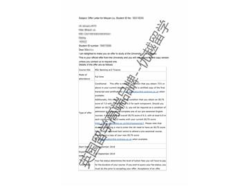 2018offer：恭喜韓同學(xué)獲得圣安德魯斯大學(xué)銀行與金融專業(yè)碩士通知書