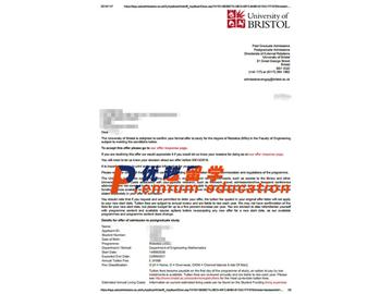 2020offer：恭喜袁同學獲得布里斯托大學(世界排名：49)機器人學專業(yè)碩士通知書