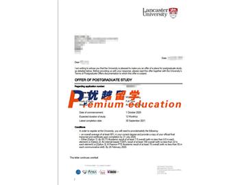 2020offer：恭喜吳同學獲得蘭卡斯特大學(世界排名：128)市場營銷專業(yè)碩士通知書